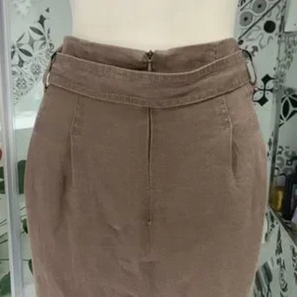 Like🆕🌹VTG Olsen Europe Elegant 💯 % Linen Pencil Skirt - Picture 6 of 9